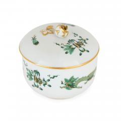  Meissen Porcelain Manufactory Meissen Porcelain Green Dragon Coffee Service - 4594672