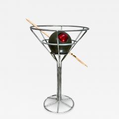  Memphis Design Memphis Group 1993 Martini Olive Chrome Bar Lamp by David Krys - 3560072