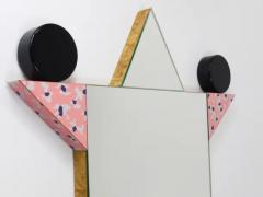  Memphis Design Memphis Group Ettore Sottsass Memphis Milano Diva Vintage Wall Mirror Italy 1984 - 4125538