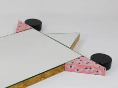  Memphis Design Memphis Group Ettore Sottsass Memphis Milano Diva Vintage Wall Mirror Italy 1984 - 4125558