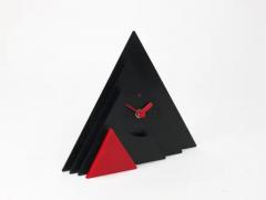  Memphis Milano Postmodern Pyramid Desk or Table Clock by Makiko Taniguchi Japan 1980s - 4064494