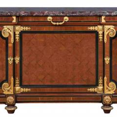  Mercier Fr res Antique Louis XVI Style Mahogany Ormolu and Marble Cabinet - 2003878