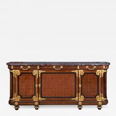  Mercier Fr res Antique Louis XVI Style Mahogany Ormolu and Marble Cabinet - 2010210