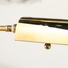  Metalarte Mid Century Modernist Hansen Retractable Brass Metal Sconce by Metalarte - 4489938