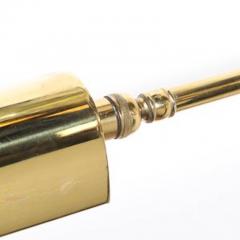  Metalarte Mid Century Modernist Hansen Retractable Brass Metal Sconce by Metalarte - 4489943