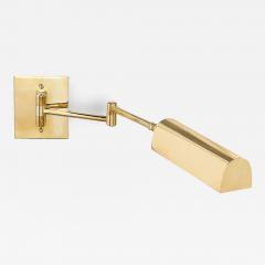  Metalarte Mid Century Modernist Hansen Retractable Brass Metal Sconce by Metalarte - 4491406