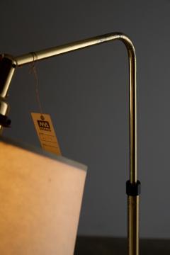  Metalarte Model 3396 Adjustable Brass Floor Lamp 1960s - 4499255