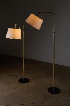  Metalarte Model 3396 Adjustable Brass Floor Lamp 1960s - 4499257