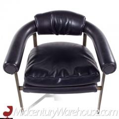  Metropolitan Furniture Metropolitan Mid Century Bronze Lounge Chairs Pair - 3408413