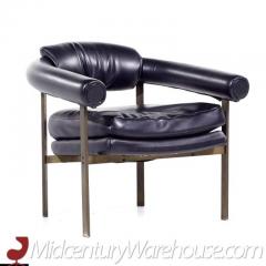  Metropolitan Furniture Metropolitan Mid Century Bronze Lounge Chairs Pair - 3408450