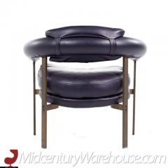  Metropolitan Furniture Metropolitan Mid Century Bronze Lounge Chairs Pair - 3408495