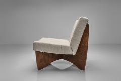  Metz Co Pair of Modern Lounge Chairs with Crossed Base for Metz Co Germany 1970s - 4616997