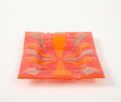  Michael Francis Higgins Large Abstract Higgins Glass Tray - 4381478