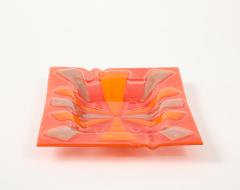  Michael Francis Higgins Large Abstract Higgins Glass Tray - 4381481