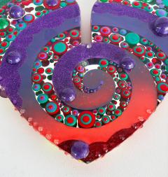  Michael Gitter Acrylic Epoxy Resin Love Sculpture Artists Michael Gitter and Jillian Whelan - 4530097