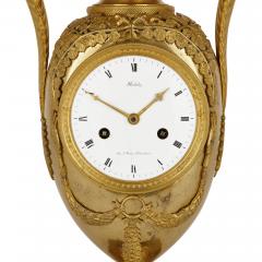  Michelez French Empire period ormolu mantel clock by Michelez - 3224034