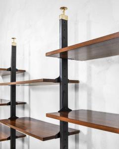  Midcentury Italian school Italian Production Wall Bookcase with adjustable shelves 60s - 3693470