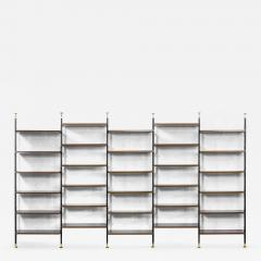  Midcentury Italian school Italian Production Wall Bookcase with adjustable shelves 60s - 3834630