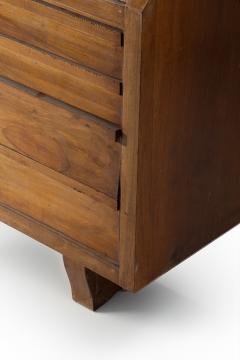  Midcentury Italian school Italian Wood Secretaire - 3755923