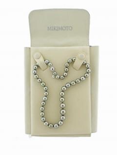  Mikimoto Mikimoto Silver South Sea Pearl Tahitian Graduated Necklace - 4265013