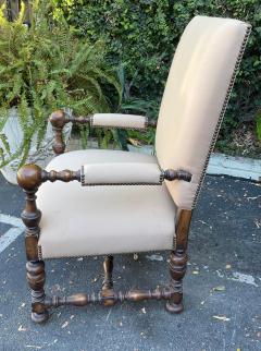  Mimi London Co Mimi London Spanish Colonial Carved Mahogany Arm Chair - 2611509