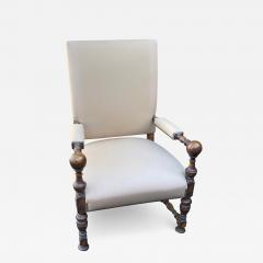  Mimi London Co Mimi London Spanish Colonial Carved Mahogany Arm Chair - 2613748