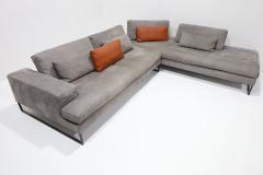  Minotti Italian Sofa by Gamma The Sunset Sofa in Leather Designed by Gabriele Ghetti - 4573676