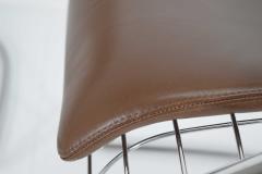  Minotti Minotti Chairs in Brown Leather by Gordon Guillaumier Cortina - 1327585