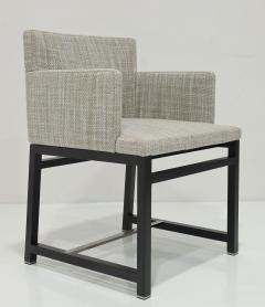  Minotti Minotti Dining Chairs Set of 8 in Neutral Woven Upholstery - 3733171