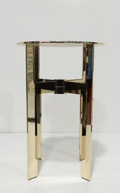  Minotti Minotti Ellis Side Table in Polished Gold Finish - 4290733