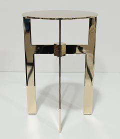  Minotti Minotti Ellis Side Table in Polished Gold Finish - 4290737