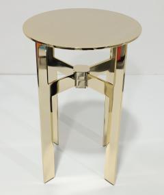  Minotti Minotti Ellis Side Table in Polished Gold Finish - 4290739