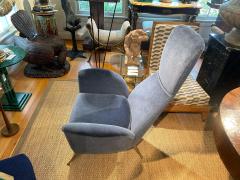  Minotti Pair Of Italian Modern Sculptural Lounge Chairs - 4302629