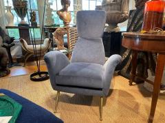  Minotti Pair Of Italian Modern Sculptural Lounge Chairs - 4302630