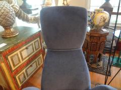  Minotti Pair Of Italian Modern Sculptural Lounge Chairs - 4302639