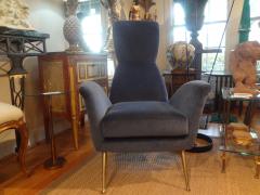  Minotti Pair Of Italian Modern Sculptural Lounge Chairs - 4302640