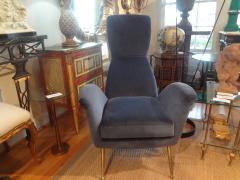  Minotti Pair Of Italian Modern Sculptural Lounge Chairs - 4302642