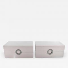  Minotti Pair of Minotti Archipenko Chests of Drawers or Nightstands - 1264119