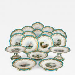  Minton A 17 piece Minton porcelain dessert service with tazze - 2942483