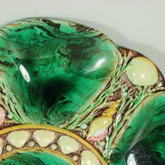  Minton Minton Majolica Malachite Oyster Plate - 2043159