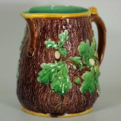  Minton Minton Majolica Oak Jug Pitcher with Snail Handle - 1900404