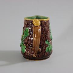  Minton Minton Majolica Oak Jug Pitcher with Snail Handle - 2204630