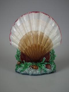  Minton Minton Majolica Shell Flower Holder - 1744943