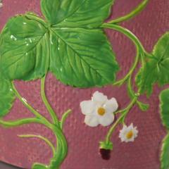  Minton Minton Majolica Strawberry Planter in Pink - 3309859