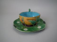  Minton Minton Majolica Teacup and Saucer - 1959384