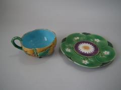  Minton Minton Majolica Teacup and Saucer - 1959396