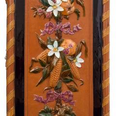  Minton Pair of antique English Minton majolica pedestals - 4220920