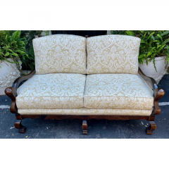  Minton Spidell 18th C Style Minton Spidell French Country Down Filled Settee Sofa - 2708226