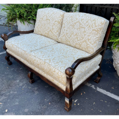  Minton Spidell 18th C Style Minton Spidell French Country Down Filled Settee Sofa - 2708245