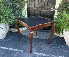  Minton Spidell 19c Style Minton Spidell French Country Leather Top Game Table - 2789829